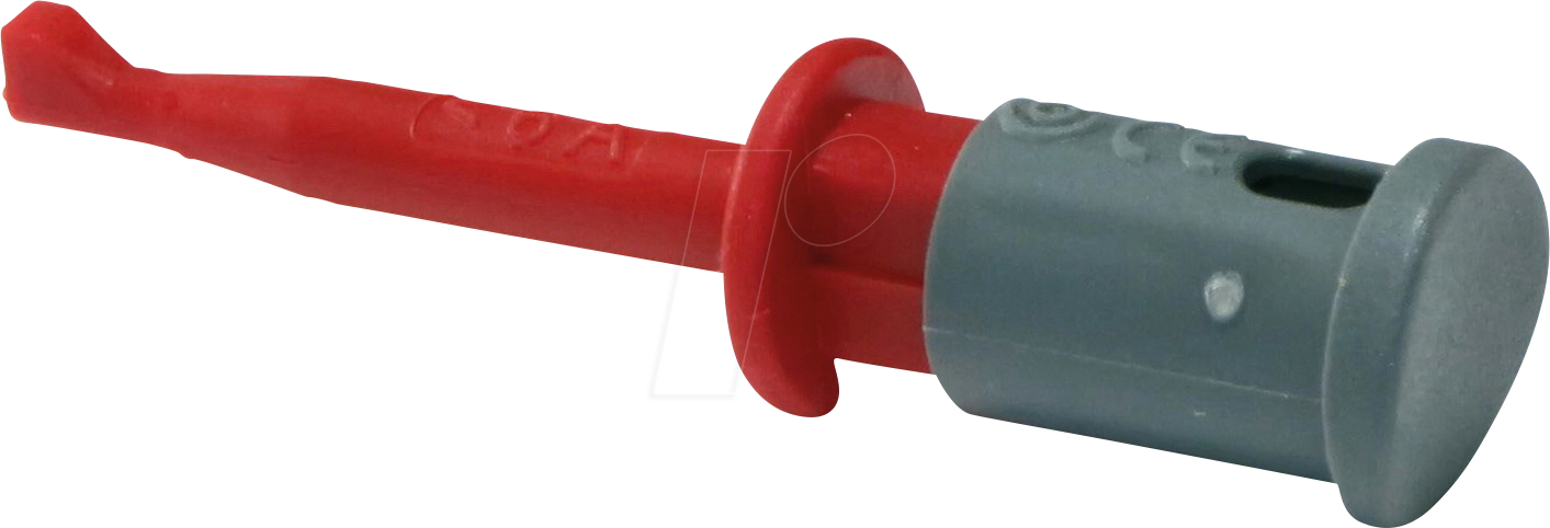 3760122594692 - PJP 6012-PRO-R - Klemmprüfspitze 1 mm Lötanschluss rot