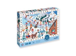 3760124875003 - Calypto - Wintersport 100 XL Teile Puzzle