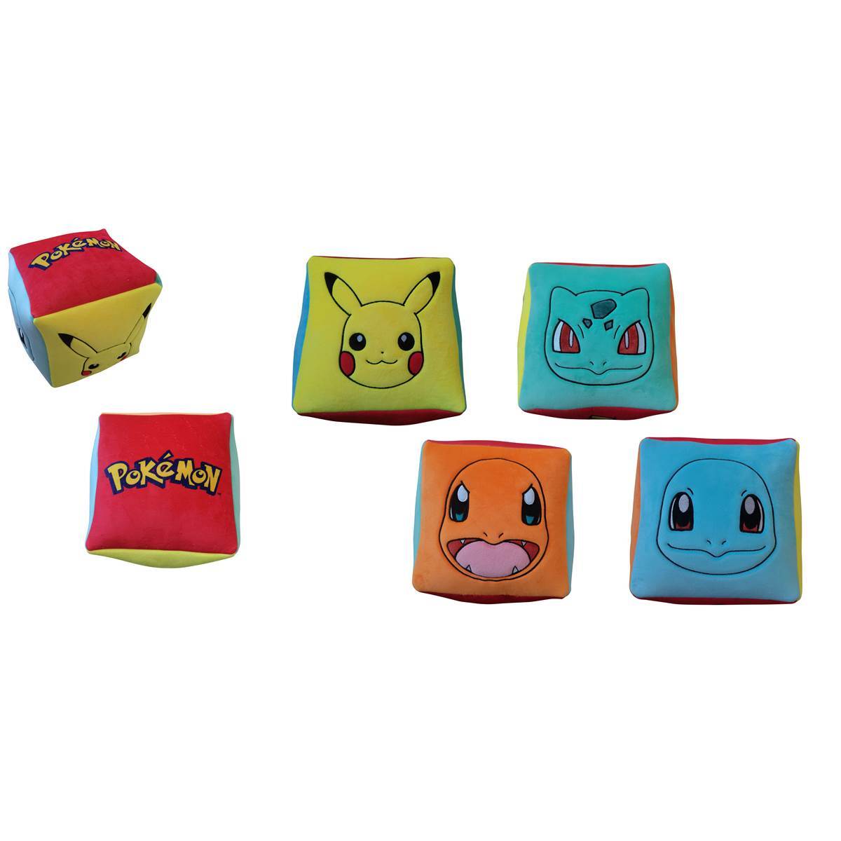 3760167651992 - Würfelkissen Pokémon Faces 25 cm