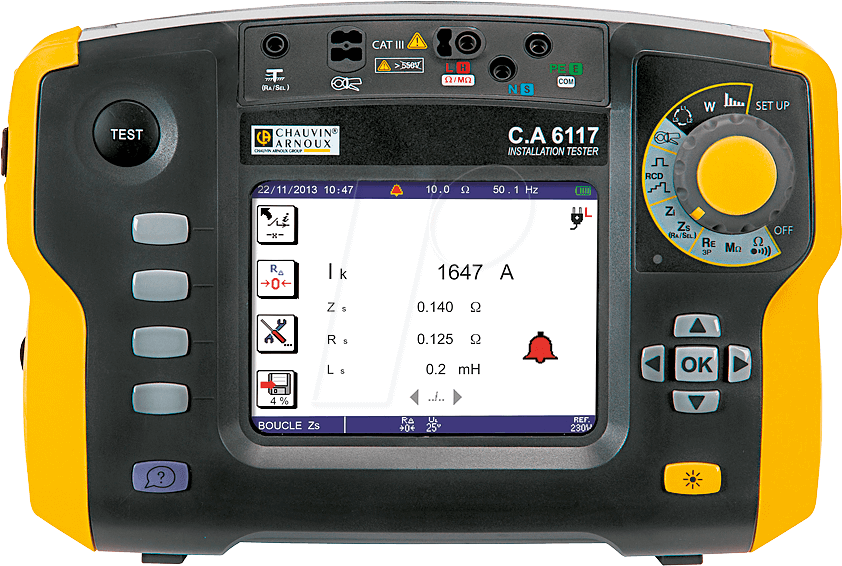 3760171418512 - Chauvin Arnoux CA 6117 Installationstester VDE-Norm 0100 0105 0413