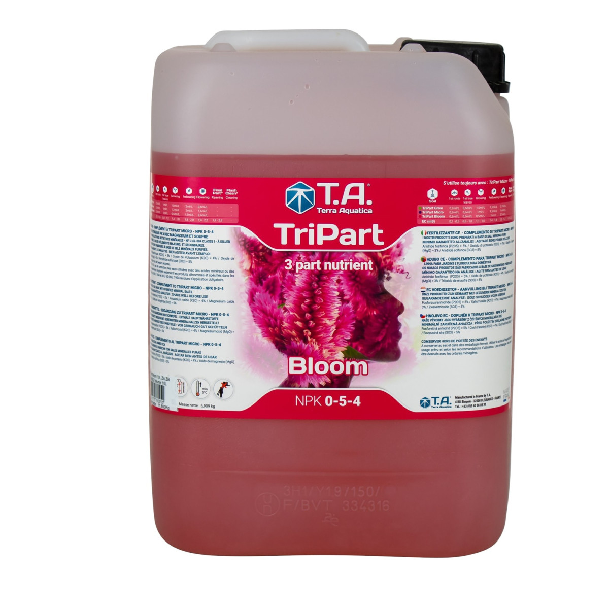 3760172780250 - TA Terra Aquatica TriPart Bloom 10 Liter