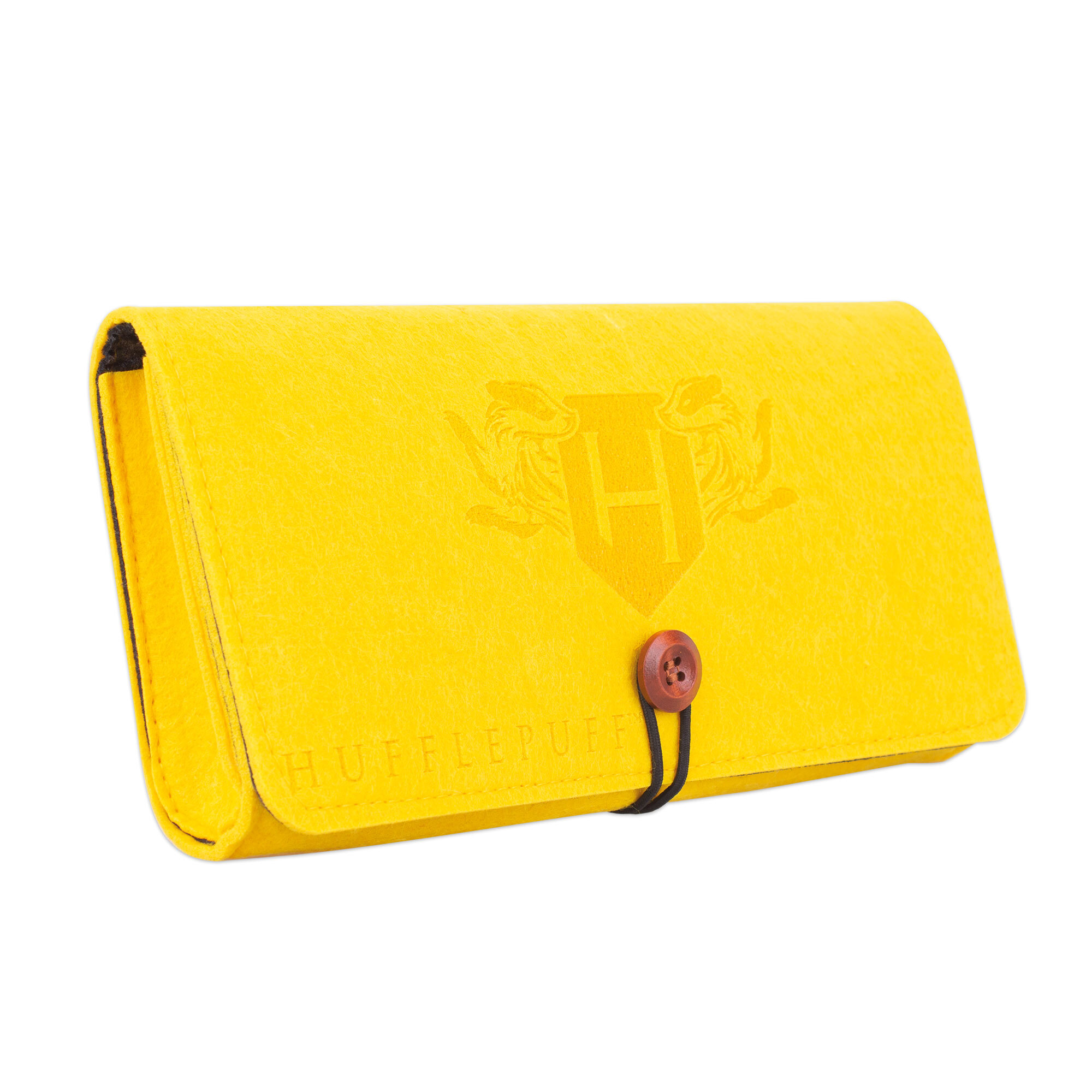 3760178626286 - Harry Potter - Hufflepuff Switch Felt Pouch - Yellow - Miscellaneous Bag - Nintendo Switch