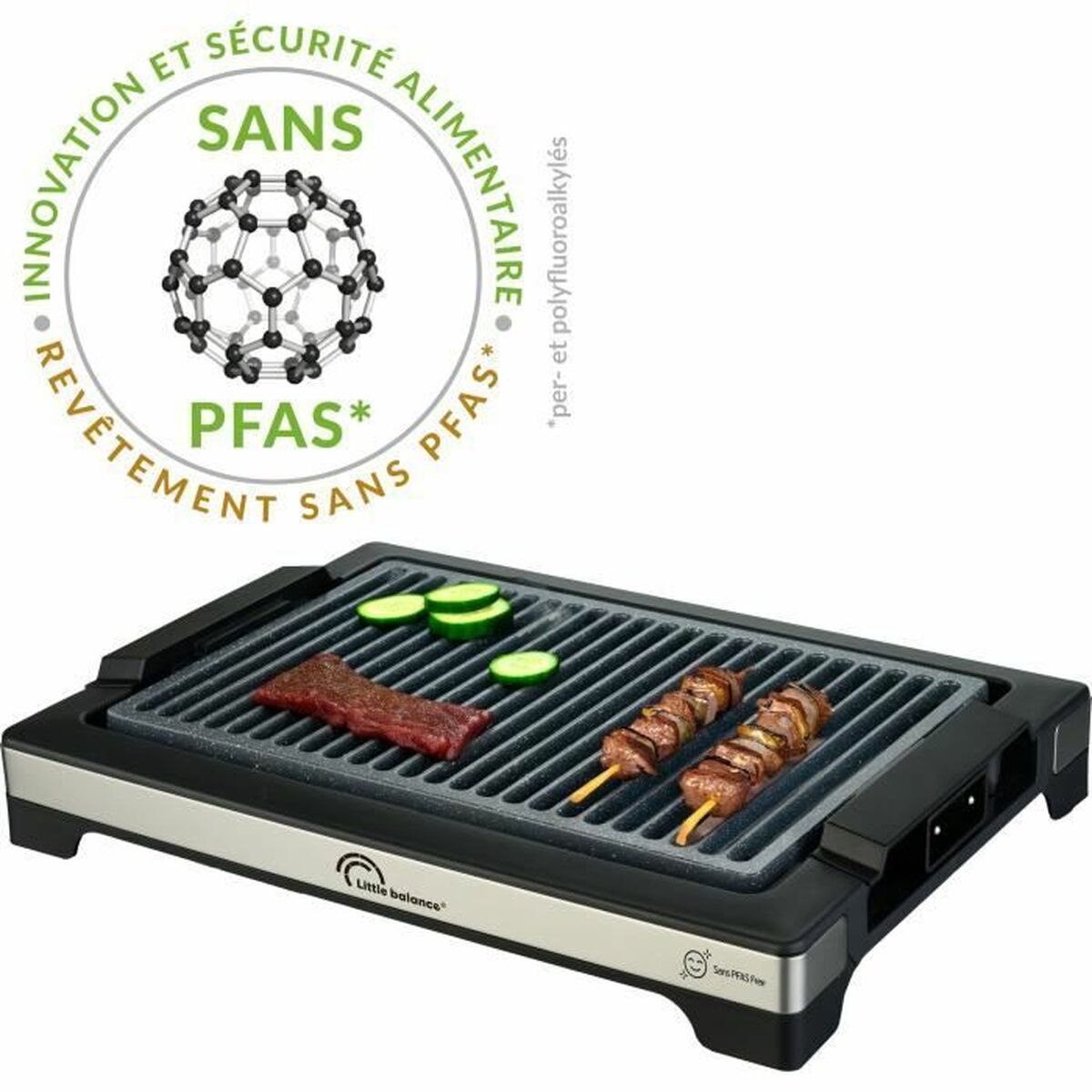 3760240788638 - Grill Tragbare Kleine Balance Einfach Nopifas Metall Kunststoff