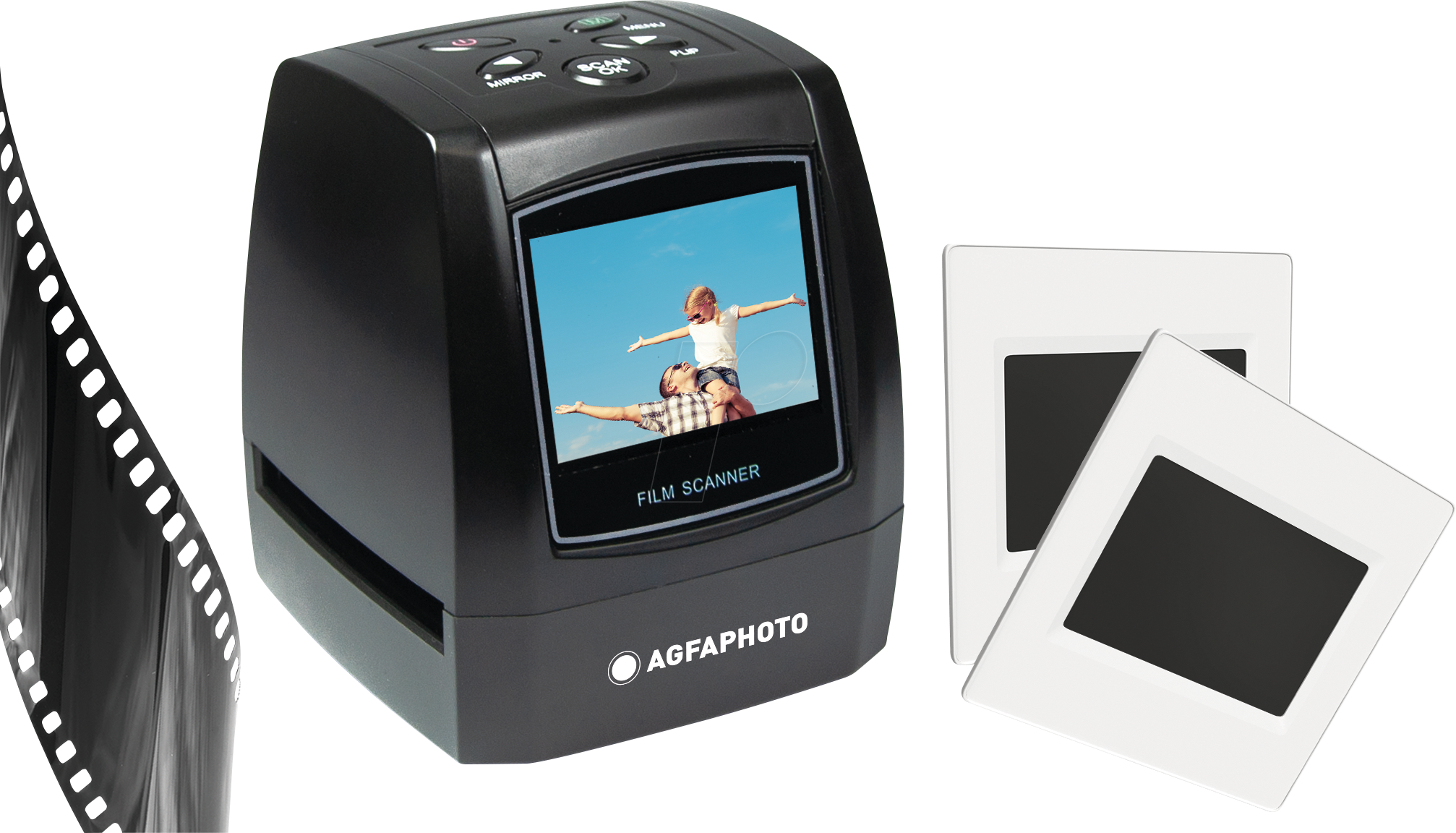 3760265541966 - AgfaPhoto Digitaler Filmscanner Realiview schwarz