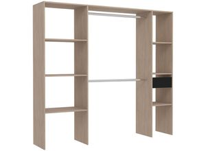 3760285050639 - Concept-usine - Kleiderschrank mit 6 Fächern 198 x 40 x 180 cm elysee