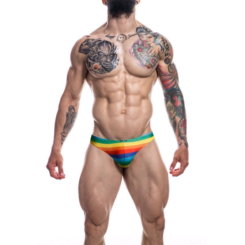 3760294776766 - CUT4MEN - LOW LISE BRIEF REGENBOGEN L