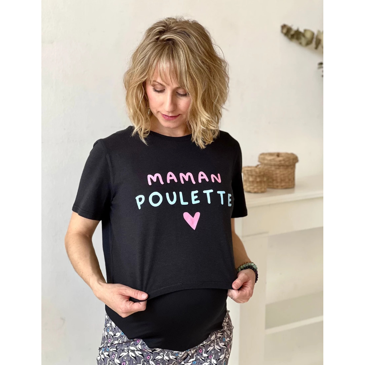 3760302219797 - T-Shirt Maman Poulette