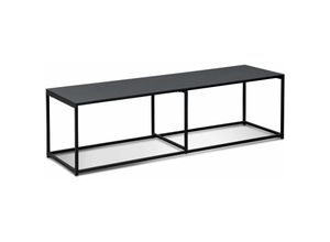 3760326995011 - Sweeek - TV-Möbel Metall 140x40x40cm - Schwarz