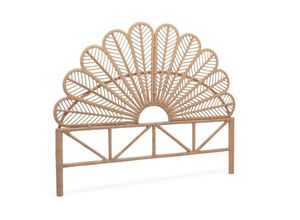 3760350659446 - Alices Garden - sweeek - Kopfteil aus Rattan naturfarben - 140 cm