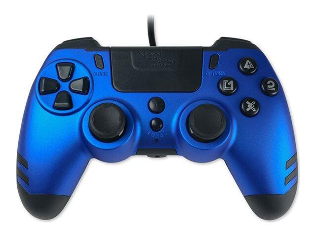 3760352730136 - Slim Pack Wired Controller - Blue - Accessories for game console - Sony PlayStation 4