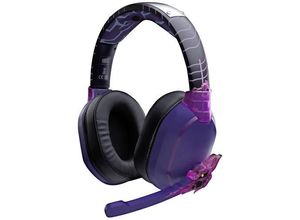 3760352730259 - Lexip X TSUME Naruto Shippuden Headset 1 Gaming Over Ear Headset kabelgebunden Bluetooth® Stereo Schwarz Lila Headset Lautstärkeregelung