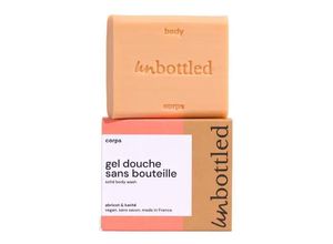 3760359080821 - Unbottled - Festes Duschgel Aprikose & Sheabutter - Feste Körperseife - -shower Bar - Apricot & Shea 132g