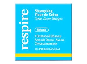 3760368740631 - Respire - Mildes Festes Shampoo - Fleur De Coton (baumwollblüte) - bath Shampoing Solide Fleur De Coton