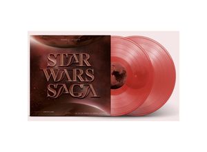 3760370268314 - Music From The Star Wars Saga (Transp Red Vinyl) - The City Of Prague Philharmonic Orchestra (LP)