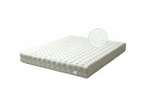 3800125160910 - Letti Moderni - 100x200x20 Härtegrad H2 Gel Latexmatratze weiß