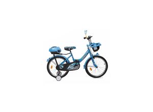 3800146201081 - Byox Kinderfahrrad 16 Zoll 1682 blau Stützräder 2 Körbe Klingel verstellbar