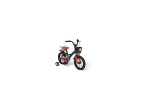 3800146202774 - Byox Kinderfahrrad Robo 14 Zoll Stützräder Frontkorb Getränkehalter Klingel schwarz
