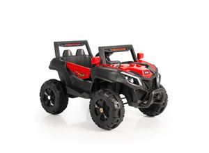 3800146214623 - Kinder Elektroauto Buggy Atlanta 6188 Fernbedienung USB MP3 Licht Gurt rot