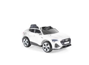 3800146214777 - Kinder Elektroauto Audi Sportback Fernbedienung Frontlichter Musik USB Gurt weiß