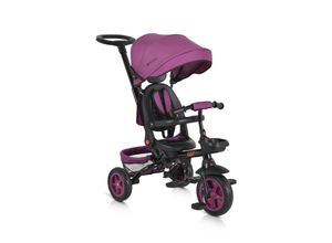 3800146231408 - Byox Tricycle Explore 3 in 1 Dreirad umkehrbarer Sitz Schiebegriff Körbe Pedale violett