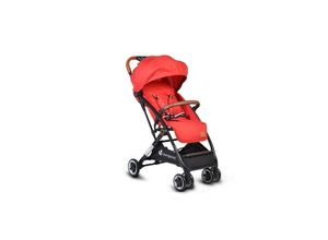 3800146235239 - Kinderwagen Buggy Paris Kunstleder Aluminiumrahmen verstellbar klappbar in rot