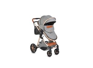 3800146235475 - Kinderwagen Alma Sportsitz Tragetasche umbaubar Wickeltasche Sitz umkehrbar dunkelgrau