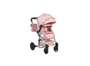 3800146235642 - Kinderwagen Gigi Babywanne umbaubar Sportsitz Wickeltasche Getränkehalter rosa