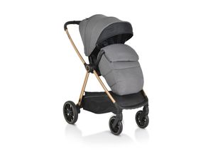 3800146236021 - Kinderwagen 2 in 1 Hydra Babywanne Sportsitz Fußabdeckung Moskitonetz grau