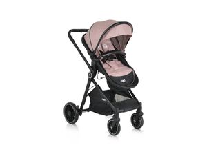 3800146236335 - Kombikinderwagen 2 in 1 Rio 22 kg umbaubar Fußabdeckung klappbar Korb Gurt rosa