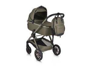 3800146236441 - Kinderwagen 2 in1 iClick klappbar Wickeltasche Sportsitz Babywanne grün