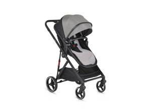 3800146236496 - Kombikinderwagen 3 in 1 Marbella Babywanne Sportsitz Autositz Mückennetz grau