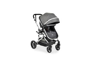 3800146236540 - Kinderwagen Ciara Tragetasche Sportsitz Wickeltasche faltbar Sitz umkehrbar grau schwarz