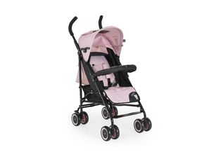 3800146236601 - Kinderwagen Buggy Jerry Sonnendach schwenkbare Vorderräder EVA-Räder rosa schwarz