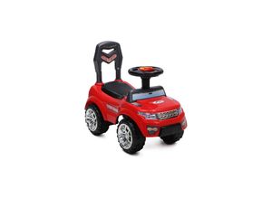 3800146241384 - Rutscher Kinderauto Tiger Range mit Musik- Lichtfunktion Staufach im Sitz rot