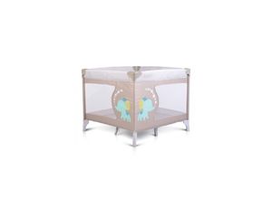 3800146248307 - Reiselaufstall Giant Laufstall klappbar mit Matratze als Reisebett grau beige