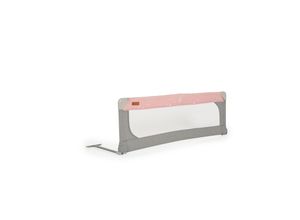 3800146249236 - Bettschutzgitter Leinen 130 cm Bettgitter Rausfallschutz Front klappbar rosa