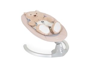 3800146249748 - Babywippe elektrische Ari Bär Melodien Fernbedienung Teddy-Bär Pad Timer beige