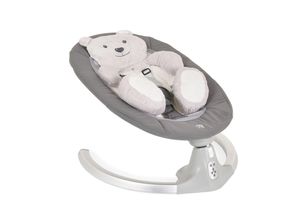 3800146249755 - Babywippe elektrische Ari Bär Melodien Fernbedienung Teddy-Bär Pad Timer grau