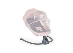 3800146249823 - Babywippe elektrisch Zara Schaukelfunktion Musik Timer Moskitonetz rosa