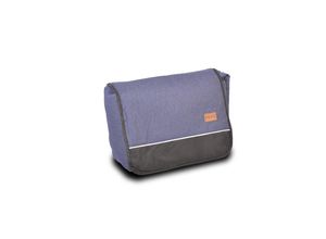 3800146265151 - Wickeltasche Denim Hauptfach Innenfächer verstellbarer Schulter-Tragegurt blau