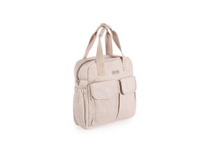 3800146272227 - Wickeltasche Mivida Clips Wickelunterlage Reißverschluss Schultergurte beige