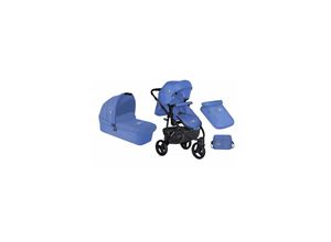 3800151906957 - Kinderwagen 2 in 1 Monza EVA-Reifen Babywanne Sportsitz blau