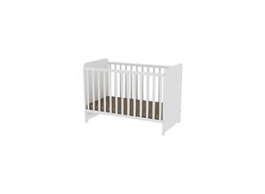 3800151908777 - Babybett Sweet Dream 124 x 68 x 95 cm Unterbettrahmen mit zwei Ebenen weiß