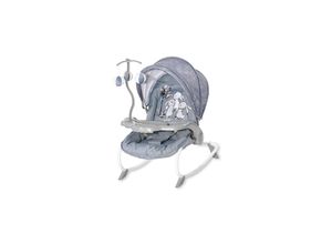 3800151965282 - Baby Rocker Babywippe DREAM TIME Mobile Tisch Sonnendach verstellbar grau