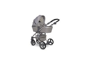 3800151978145 - Kinderwagen Rimini Premium Sportsitz Tragewanne Moskitonetz verstellbar hellgrau