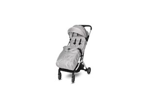 3800151989271 - Kinderwagen Myla Aluminiumrahmen Korb Fußsack klappbar mit Zusatzgriff silber