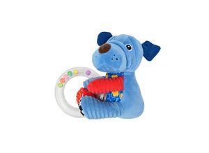 3800151991069 - Baby Plüschtier Rasselring Greifling Rassel Kuscheltier ab Geburt blau