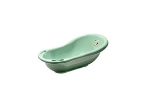 3800151994282 - Babybadewanne Hippo Ablagefächer 84 cm lang ergonomische Form ab Geburt dunkelgrün