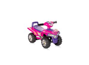 3800151994558 - Kinder Rutschauto ATV Signalton Rückenlehne Quad Design Staufach pink