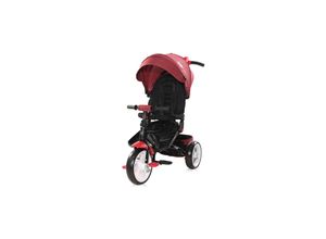 3800151994749 - Tricycle Jaguar 4 in 1 Schiebestange Sitz drehbar verstellbar Faltdach rot schwarz